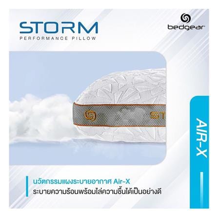 หมอนสุขภาพ โฟม BEDGEAR STORM 2.0 20x26 นิ้ว สีขาว_4