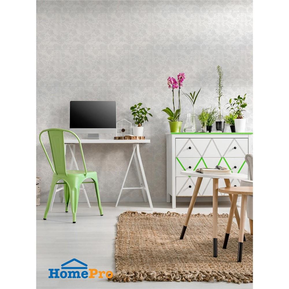 กระเบื้องผนัง 10x16 นิ้ว COTTO มาดมัวเซลล์ ขาว PM HYG 1 ตร.ม.