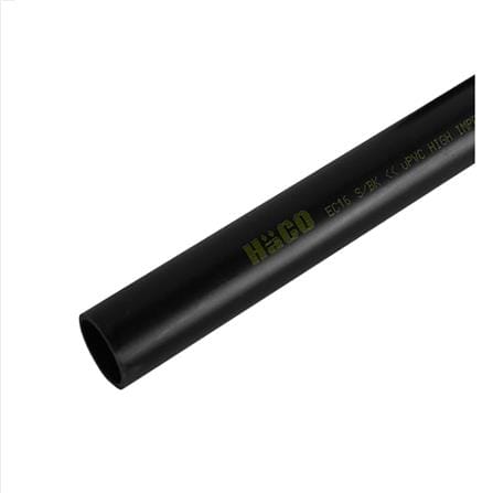 ท่อตรง PVC HACO EC16 16 มม.&nbsp;2.90 ม. สีดำ
