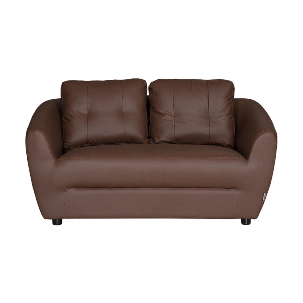 โซฟา 2 ที่นั่ง AS FURNITURE ZAYLA LBWD42 PVC สีน้ำตาลเข้ม