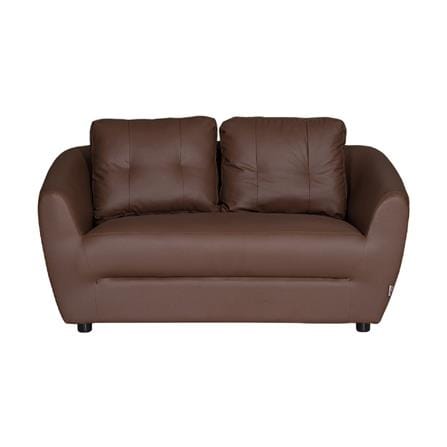 โซฟา 2 ที่นั่ง AS FURNITURE ZAYLA LBWD42 PVC สีน้ำตาลเข้ม_1
