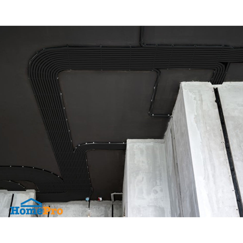 ท่อตรง UPVC HACO EC25 25 มม. ยาว 2.90 ม. มาตรฐาน BS  สีดำ