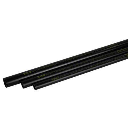 ท่อตรง UPVC HACO EC20 20 มม. ยาว 2.90 ม. มาตรฐาน BS สีดำ_1