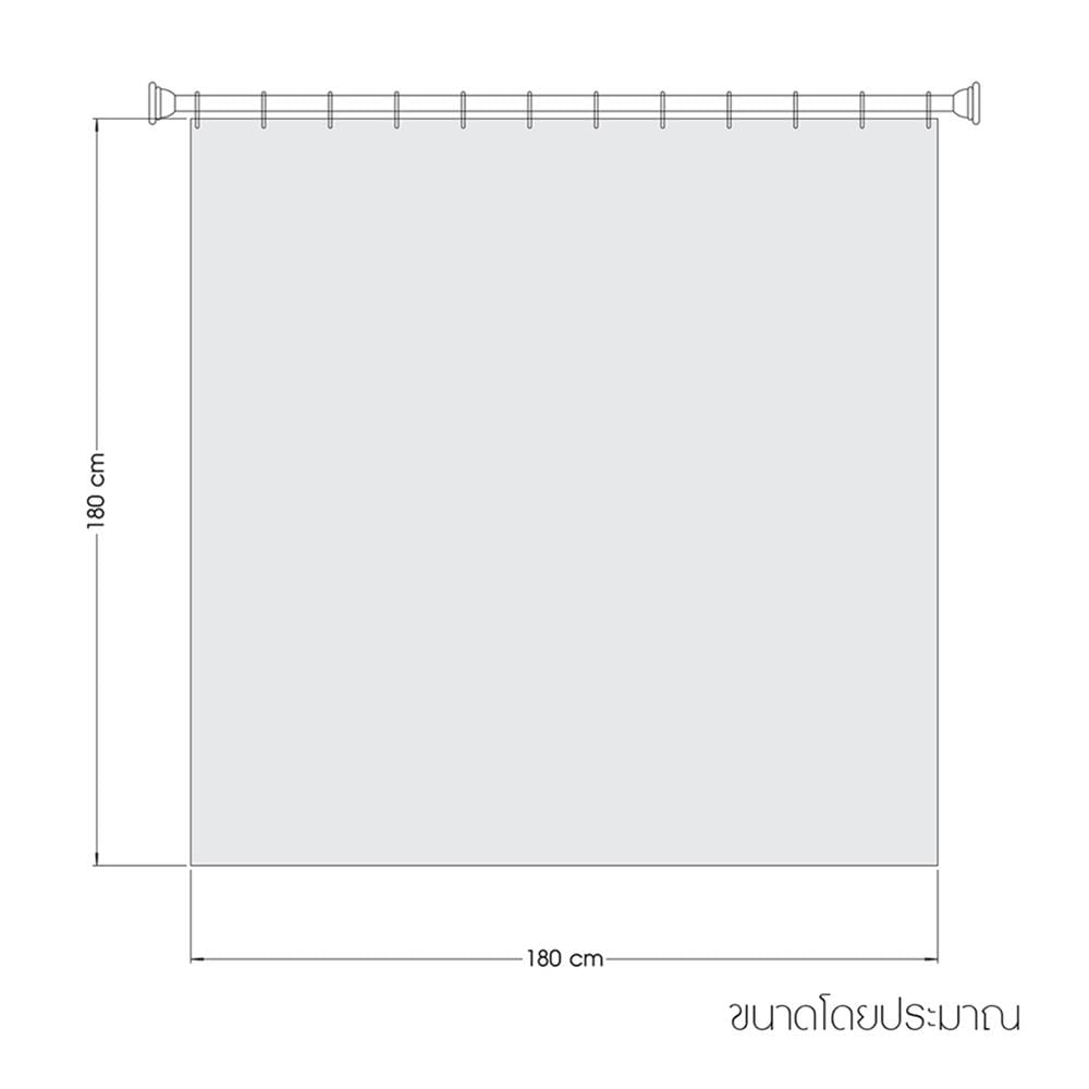 ม่านห้องน้ำ EVA WSP HP/SCP-45/017 180X180 ซม.
