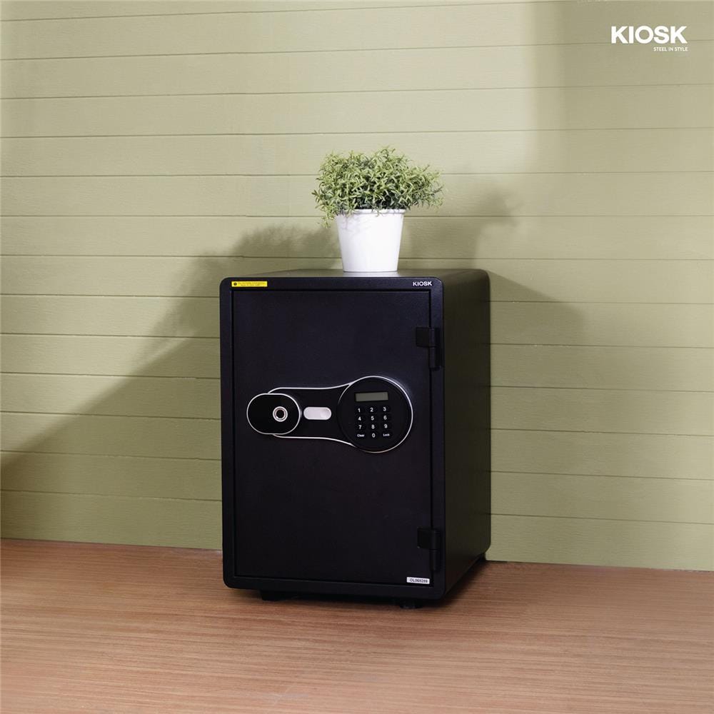 ตู้นิรภัย FINGERPRINT KIOSK SA-500EDP สีดำ