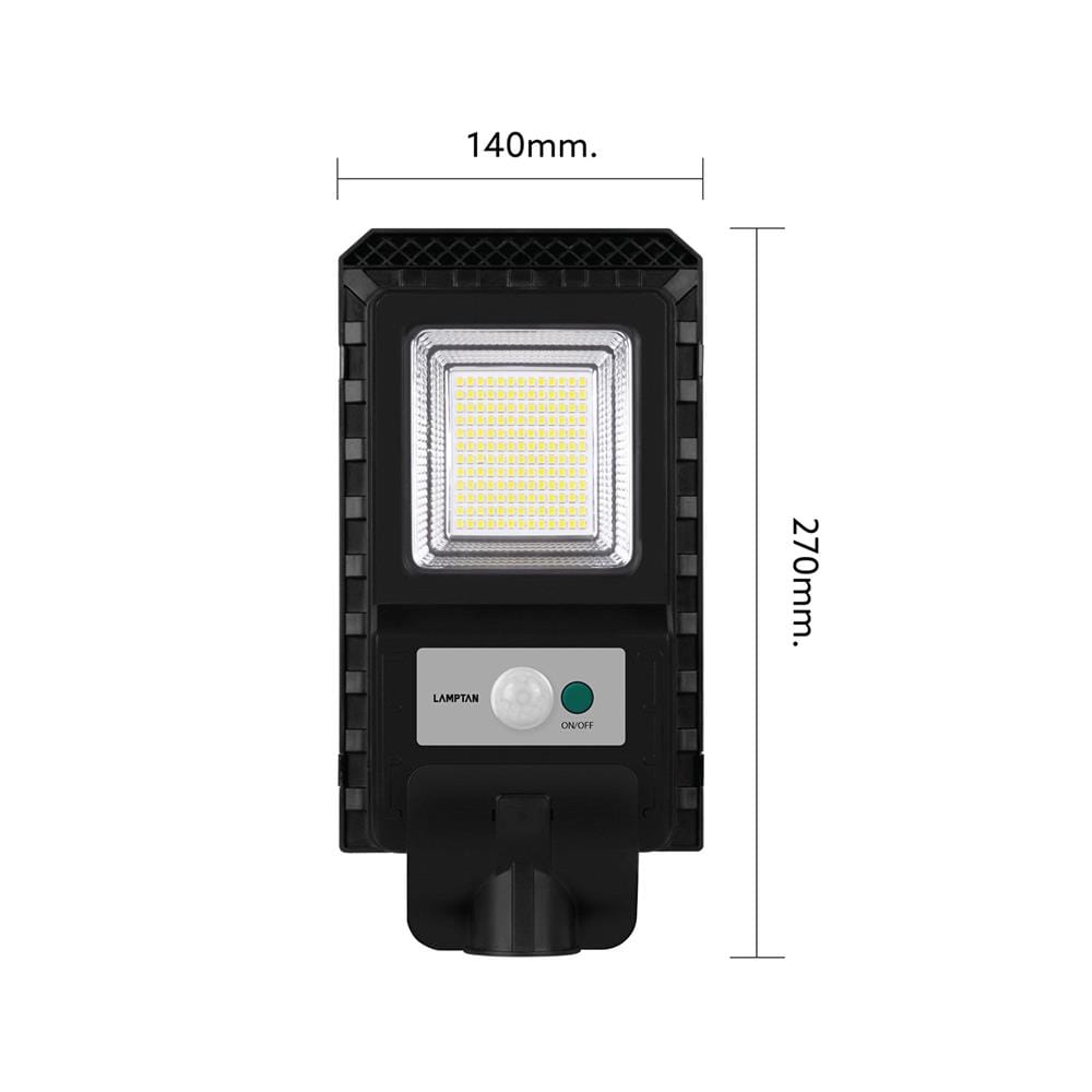 ไฟถนน SOLAR LAMPTAN MICRO 50 วัตต์ DAYLIGHT สีดำ
