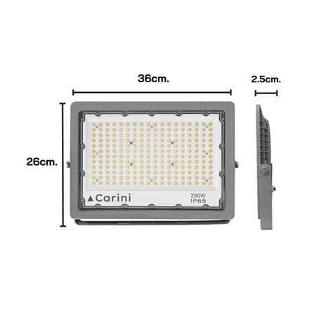 สปอตไลท์ภายนอก LED CARINI NYSP 200 วัตต์ DAYLIGHT_6