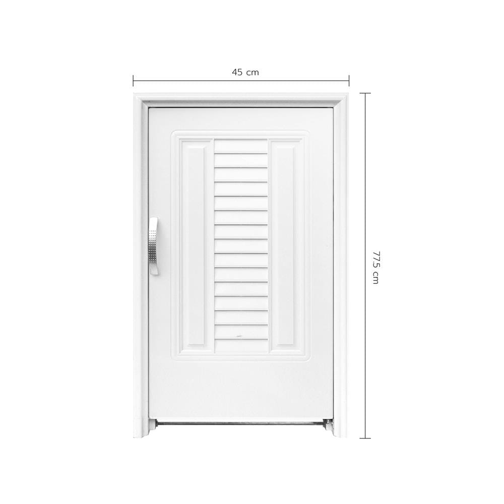 บานถังแก๊ส SUPPER L1 45X77.5 ซม. สีขาว