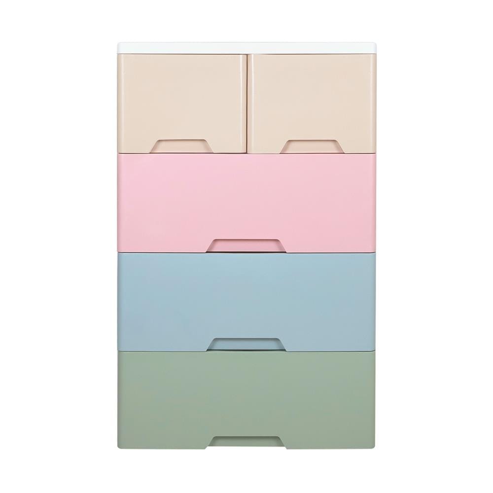 ตู้ลิ้นชัก 4 ชั้นทึบ STACKO NEAT 65x46x105 ซม. PASTEL