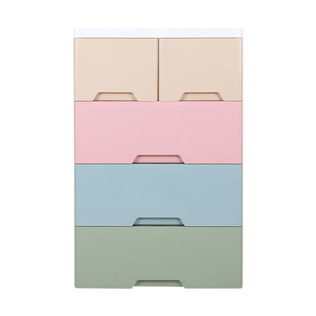 ตู้ลิ้นชัก 4 ชั้นทึบ STACKO NEAT 58x40x93.5 ซม. PASTEL_1