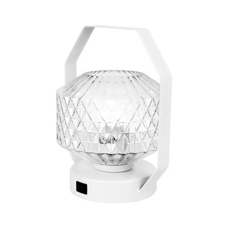 ไฟตั้งโต๊ะ CARINI MT21005 สีขาว/ใส_0