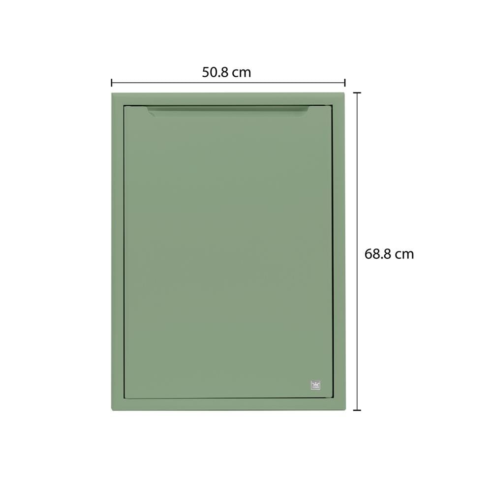 บานซิงค์เดี่ยว KING PLAT-CURVE 50.8X68.8 ซม. สีเขียวพิสตาชิโอ