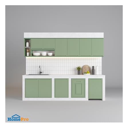 บานซิงค์เดี่ยว KING PLAT-CURVE 50.8X68.8 ซม. สีเขียวพิสตาชิโอ_1