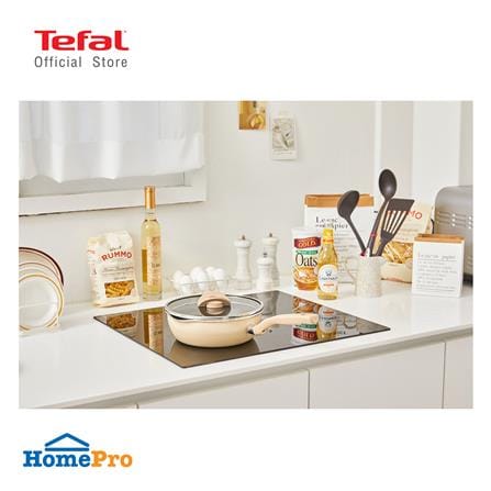 กระทะลึกพร้อมฝา 22 ซม. TEFAL ONE PICK POT PAN สีครีม_4
