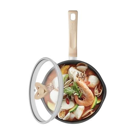 กระทะลึกพร้อมฝา 22 ซม. TEFAL ONE PICK POT PAN สีเขียว_2