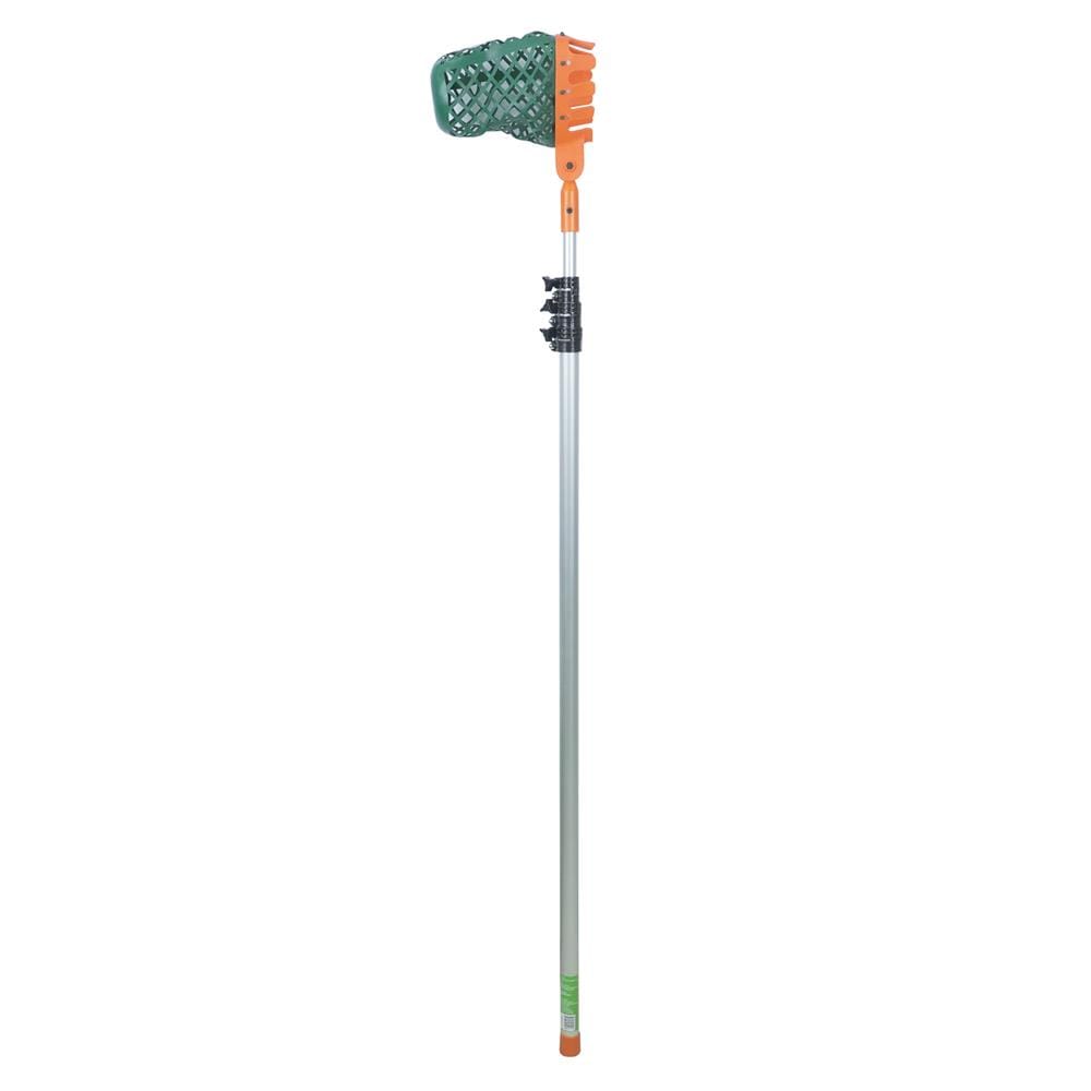 ไม้สอยเก็บผลไม้หัวพลาสติกยืดได้ SPRING 4.75 ม. สีส้ม
