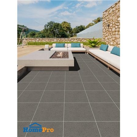 กระเบื้องพื้นพอร์ซเลน  CERGRES 40x40 ซม. เคลเมนต์รัฟ เทาเข้ม A 0.96 ตร.ม._6