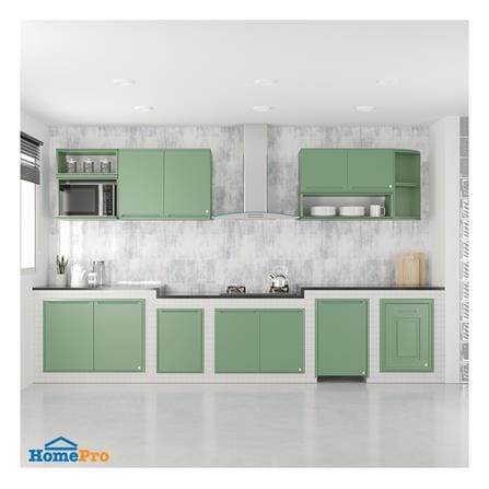 บานใต้เตา KING PLAT-CURVE 81.7X61.7 ซม. สีเขียวพิสตาชิโอ_1