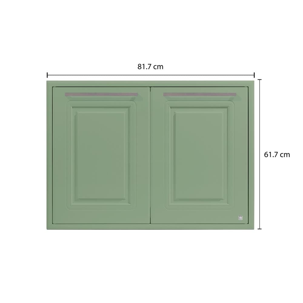 บานใต้เตา KING PLAT-PEARL 81.7X61.7 ซม. สีเขียวพิสตาชิโอ