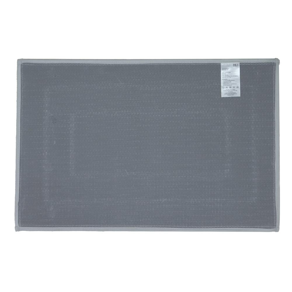 พรม HOME LIVING STYLE DOLLAR 45X70 ซม. สีเทา