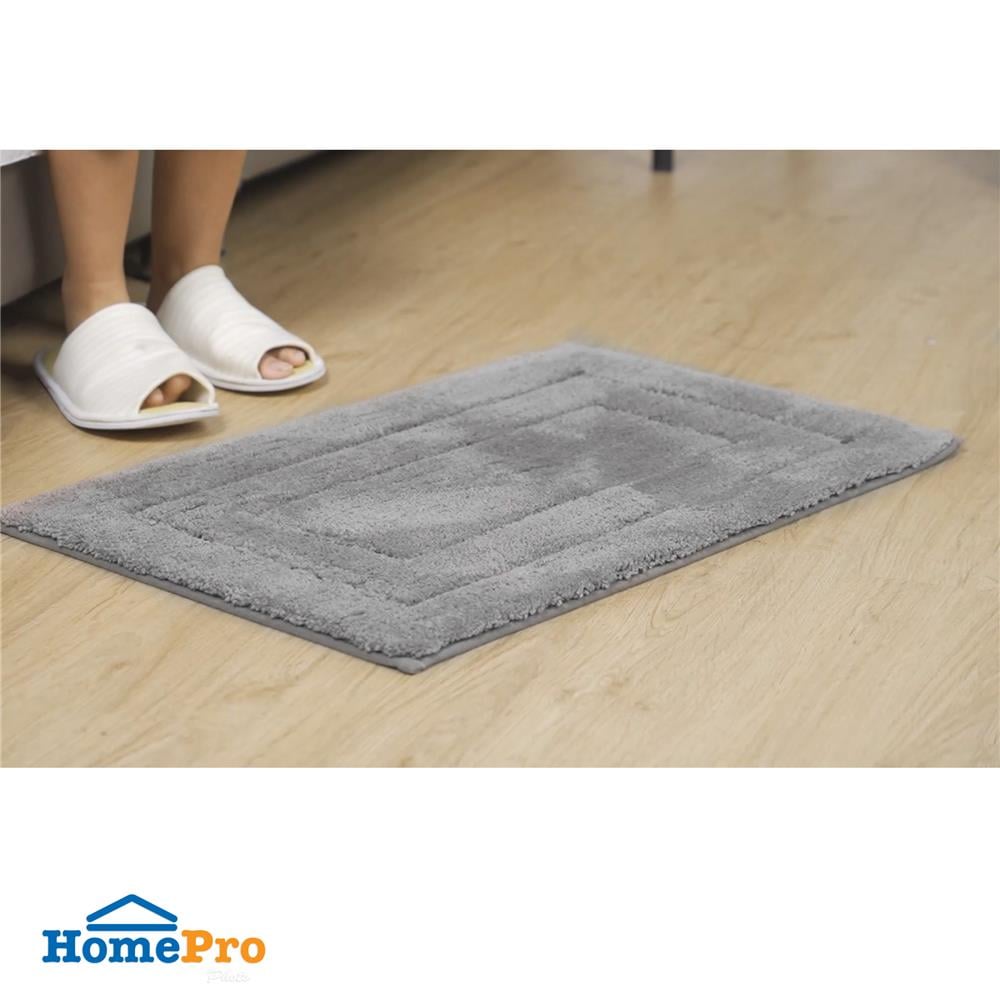 พรม HOME LIVING STYLE DOLLAR 45X70 ซม. สีเทา