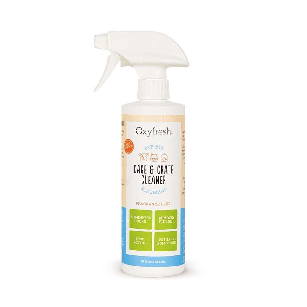 น้ำยาทำความสะอาดกรงสัตว์เลี้ยง OXYFRESH CAGE AND CRATE CLEANER 473 มล.