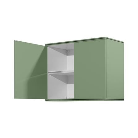 ตู้เข้ามุม KING PLAT-CURVE 90X67.8 ซม. สีเขียวพิสตาชิโอ_2