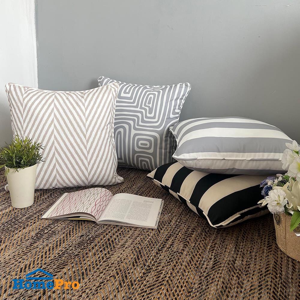 หมอนอิง HOME LIVING STYLE DEMO 24X24 นิ้ว สีเทา