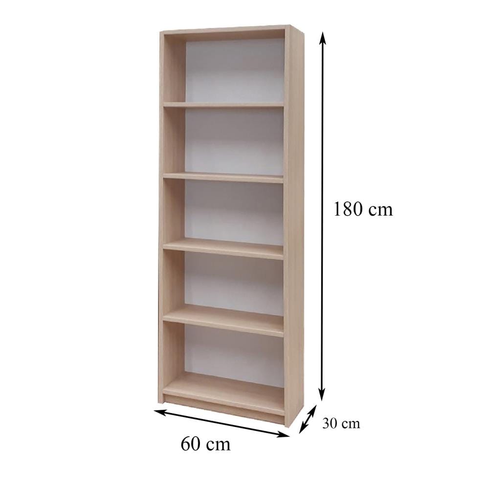 ชั้นวางของทึบ 5 ช่อง FURDINI HPN-12 สี WHITE OAK/ขาว