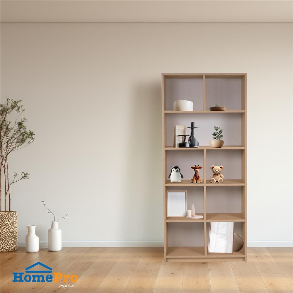 ชั้นวางของทึบ 9 ช่อง FURDINI HPN-13 สี WHITE OAK/ขาว