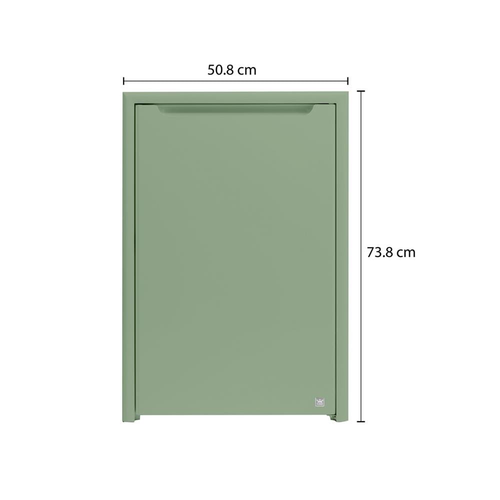 บานถังแก๊ส KING PLAT-CURVE 50.8X73.6 ซม. สีเขียวพิสตาชิโอ