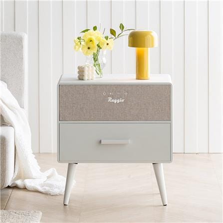 โต๊ะข้างอัจฉริยะ RAGGIO STN-480 สีขาว_4