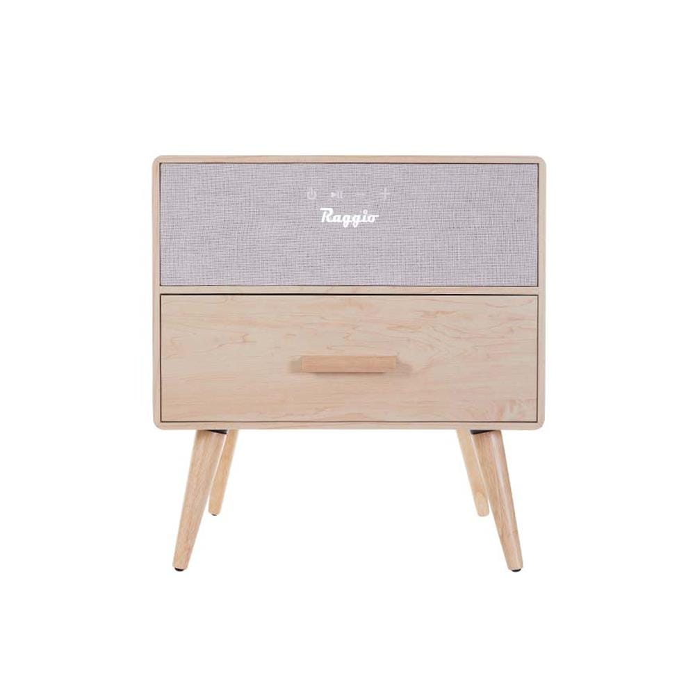โต๊ะข้างอัจฉริยะ RAGGIO STN-480 สีน้ำตาล_1