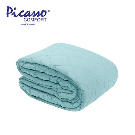ผ้ารองกันเปื้อน TWIN SIZE PICASSO SMILE สี GREEN MINT_0