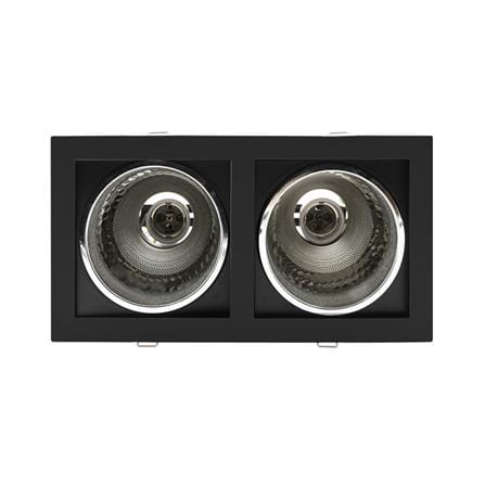 ดาวน์ไลท์ BEC DJ926-2L/BK 12 นิ้ว สีดำ เหลี่ยม_1