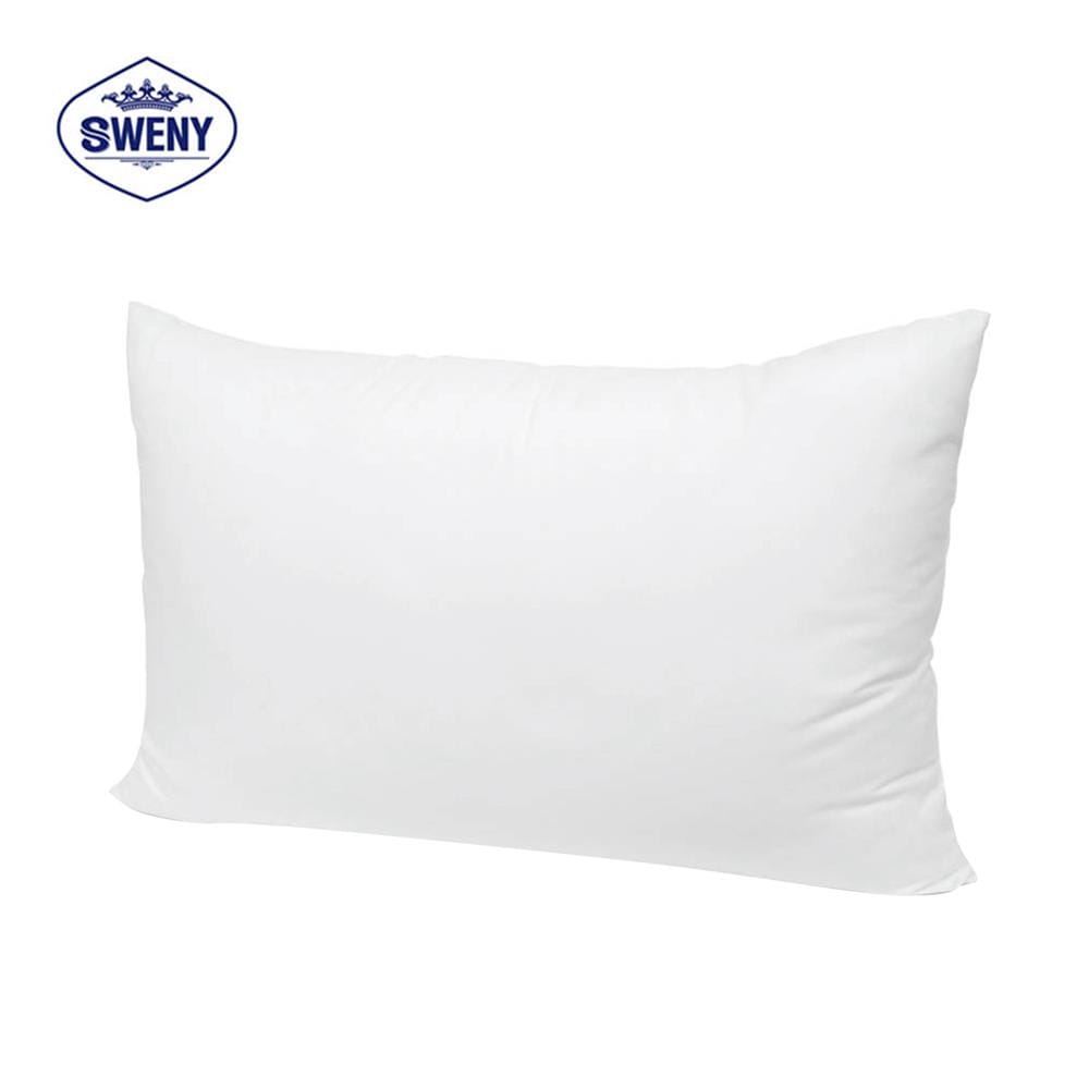 หมอนหนุน ขนเป็ดเทียม SWENY HOTEL 1400G 19x29 นิ้ว สีขาว