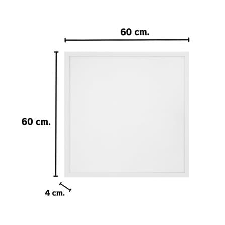 โคมติดลอย LED CARINI PANEL NYPL66SU 40 วัตต์ 60X60 ซม. DAYLIGHT_4