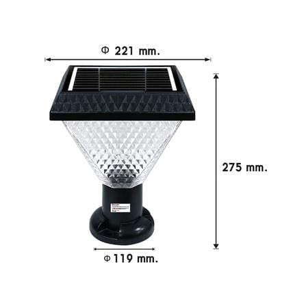 ไฟหัวเสา SOLAR RACER MILANO 4 40 วัตต์ RGB_5