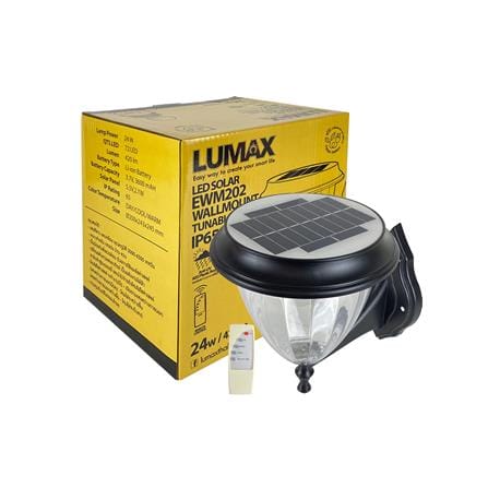 ไฟกิ่งภายนอก SOLAR LUMAX 74-00012_1 24 วัตต์ DAYLIGHT/COOL WHITE/WARM WHITE สีดำ_4
