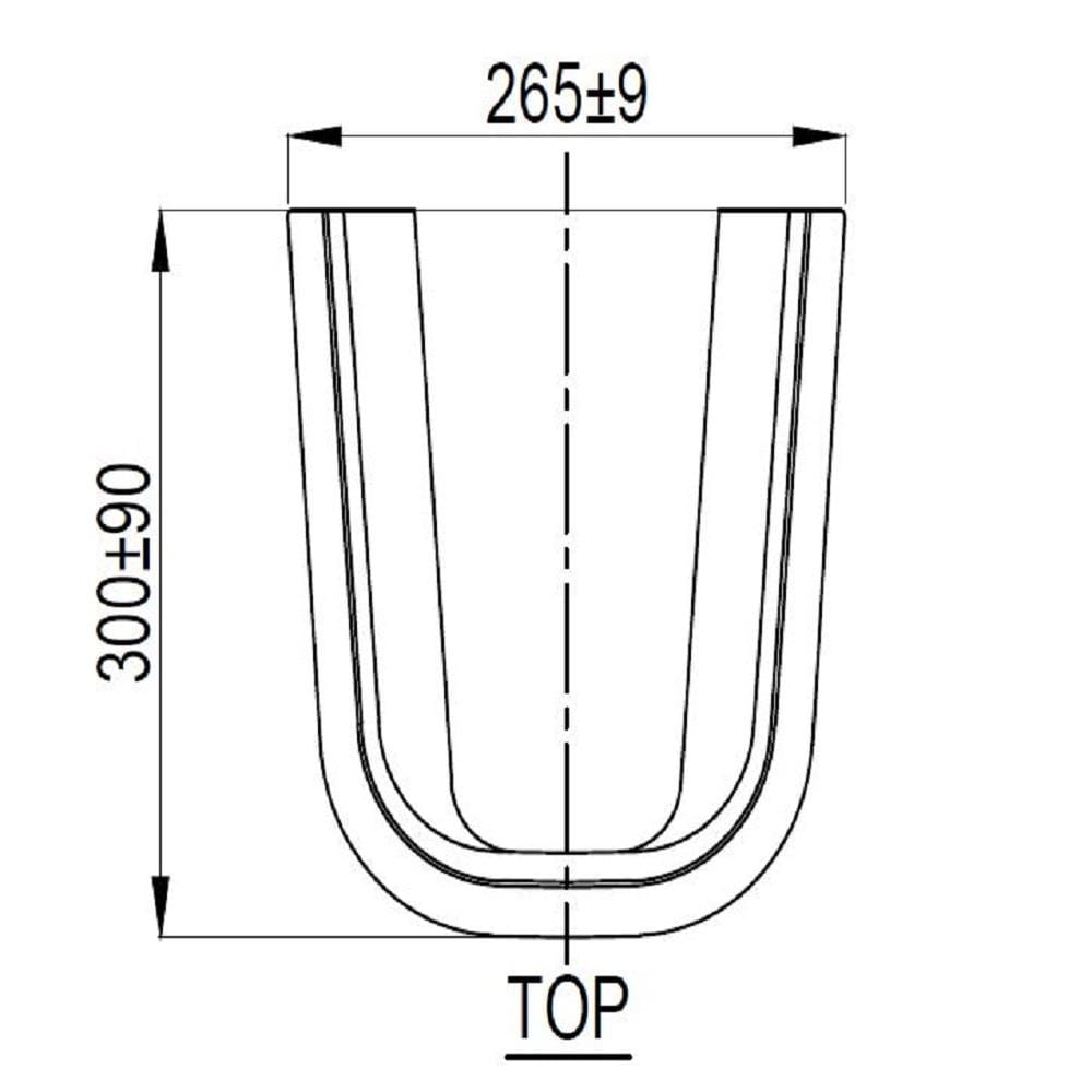 ขาตั้งอ่างล้างหน้าแบบครึ่ง AMERICAN STANDARD 7062-WT-0 สีขาว