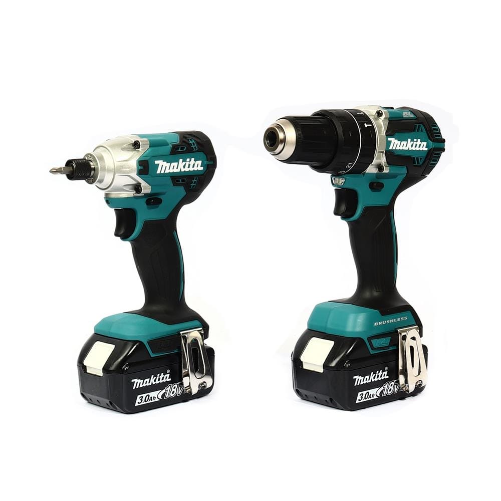 ชุดสว่านและไขควงกระแทกไร้สาย COMBO KIT (พร้อมแบตเตอรี่) MAKITA DLX2417J 18 โวลต์