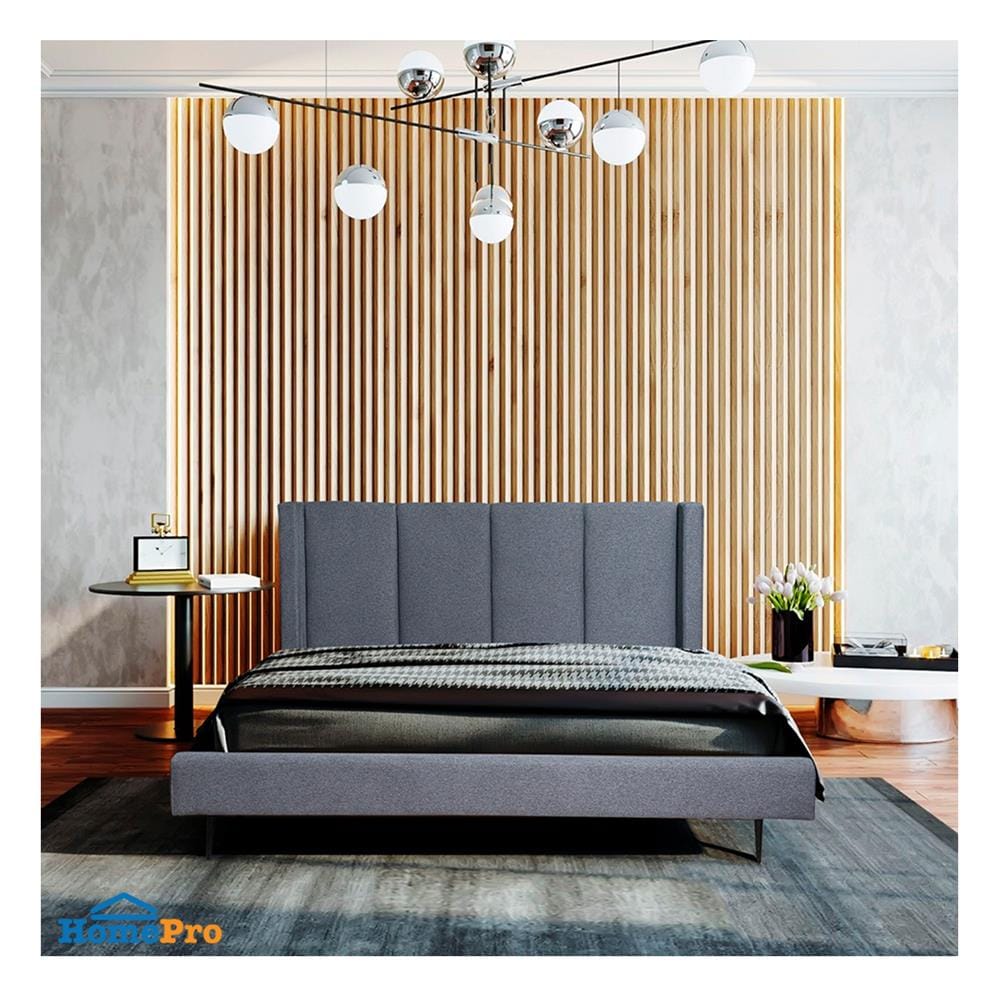 ฐานรองหัวเตียง 6 ฟุต HOME LIVING STYLE OLIVIA สี DARK GREY