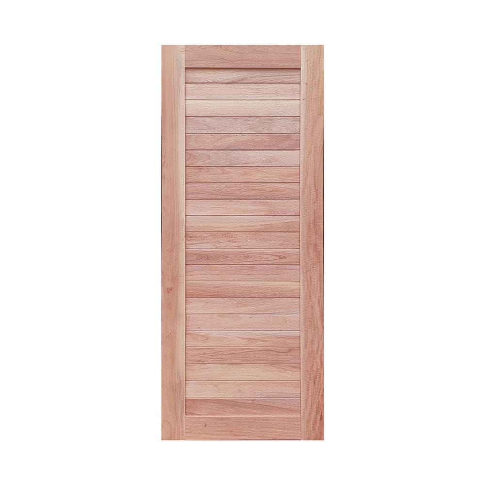 ประตูไม้ดูริโอ ไม่เจาะลูกบิด MODERN DOORS CE-21 90x200 ซม. สีธรรมชาติ