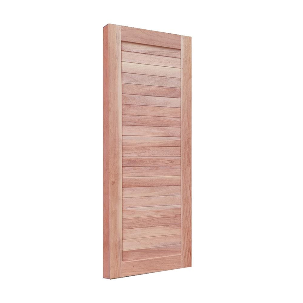 ประตูไม้ดูริโอ ไม่เจาะลูกบิด MODERN DOORS CE-21 90x200 ซม. สีธรรมชาติ