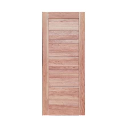 ประตูไม้ดูริโอ ไม่เจาะลูกบิด MODERN DOORS CE-21 90x200 ซม. สีธรรมชาติ_0