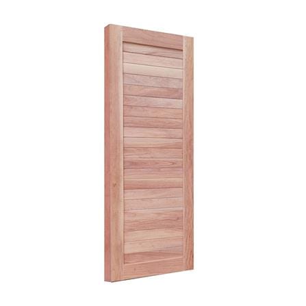 ประตูไม้ดูริโอ ไม่เจาะลูกบิด MODERN DOORS CE-21 90x200 ซม. สีธรรมชาติ_1