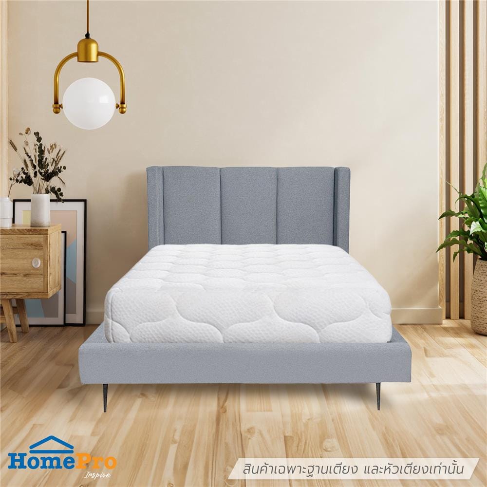 ฐานรองหัวเตียง 3.5 ฟุต HOME LIVING STYLE OLIVIA สี DARK GREY