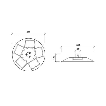 ไฟสนาม SOLAR LUMAX 58-00299 300 วัตต์ DAYLIGHT_8