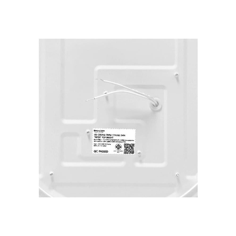 ไฟเพดาน LED RACER POP BRIGHT PBT02 14 นิ้ว 24 วัตต์ DAYLIGHT/COOL WHITE/WARM WHITE สีขาว