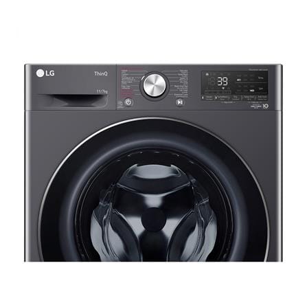 เครื่องซักอบผ้าฝาหน้า LG FV1411H3M 11/7 กก. 1400RPM อินเวอร์เตอร์ สีดำ_3